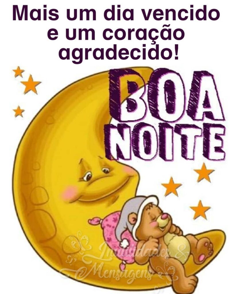 Mais um dia vencido e um coração agradecido! BOA NOITE