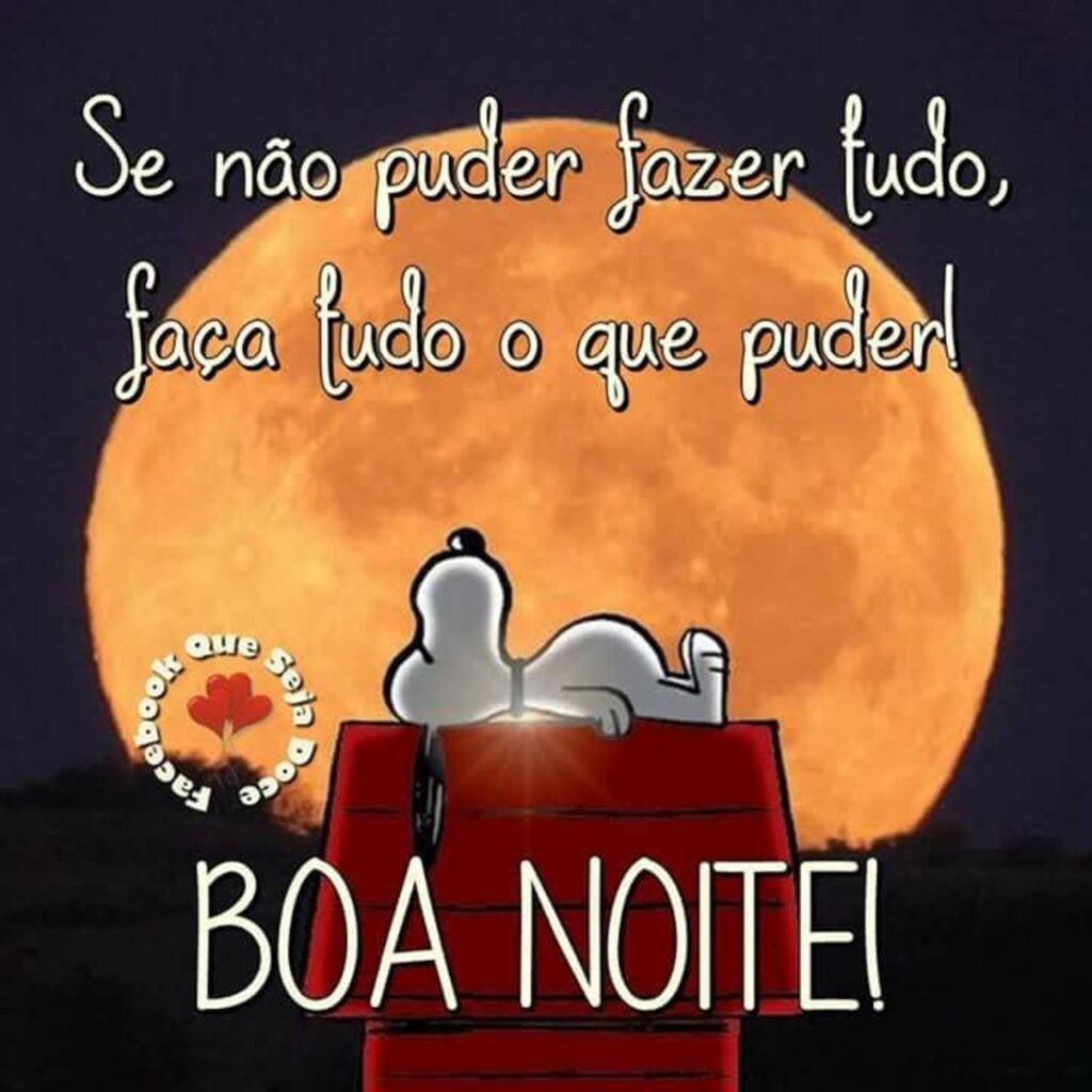 boa noite Snoopy