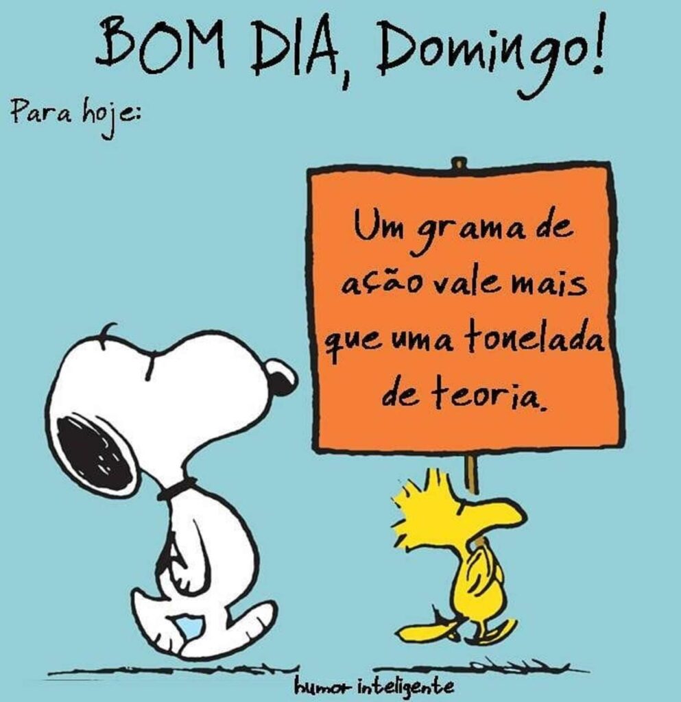 feliz domingo imagens com Snoopy