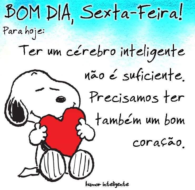 Bom Dia Feliz Sexta-feria Snoopy