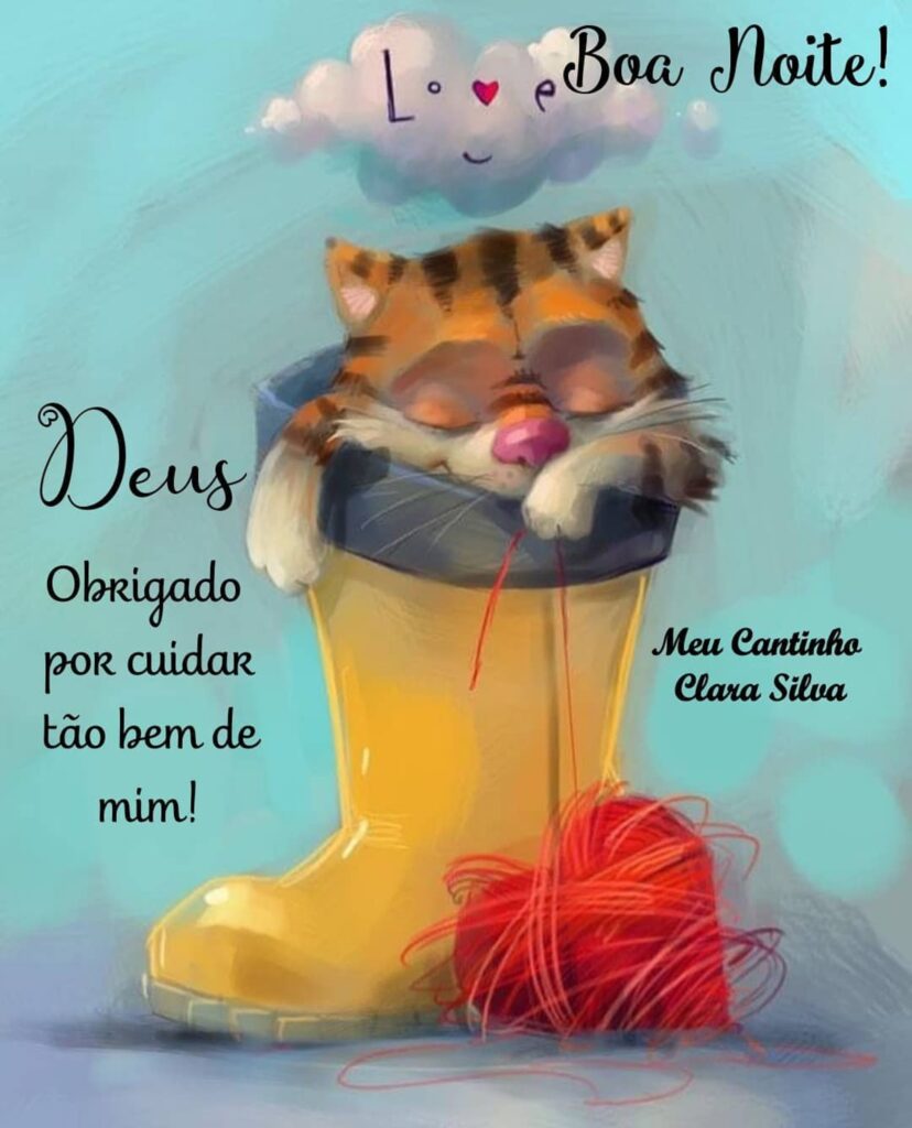 Boa Noite! Deus obrigado por cuidar tão bem de mim!