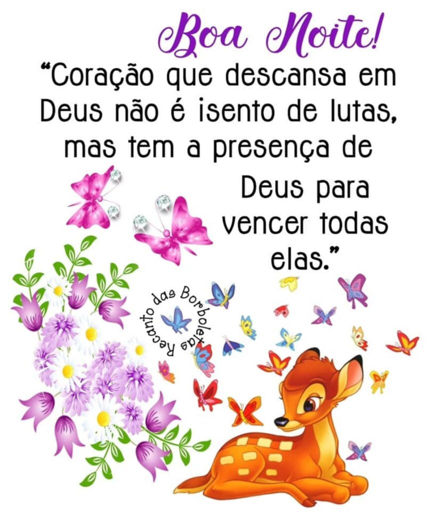 Boa Noite! "Coração que descansa em Deus não é isente de lutas, mas tem a presença de Deus para vencer todas elas."