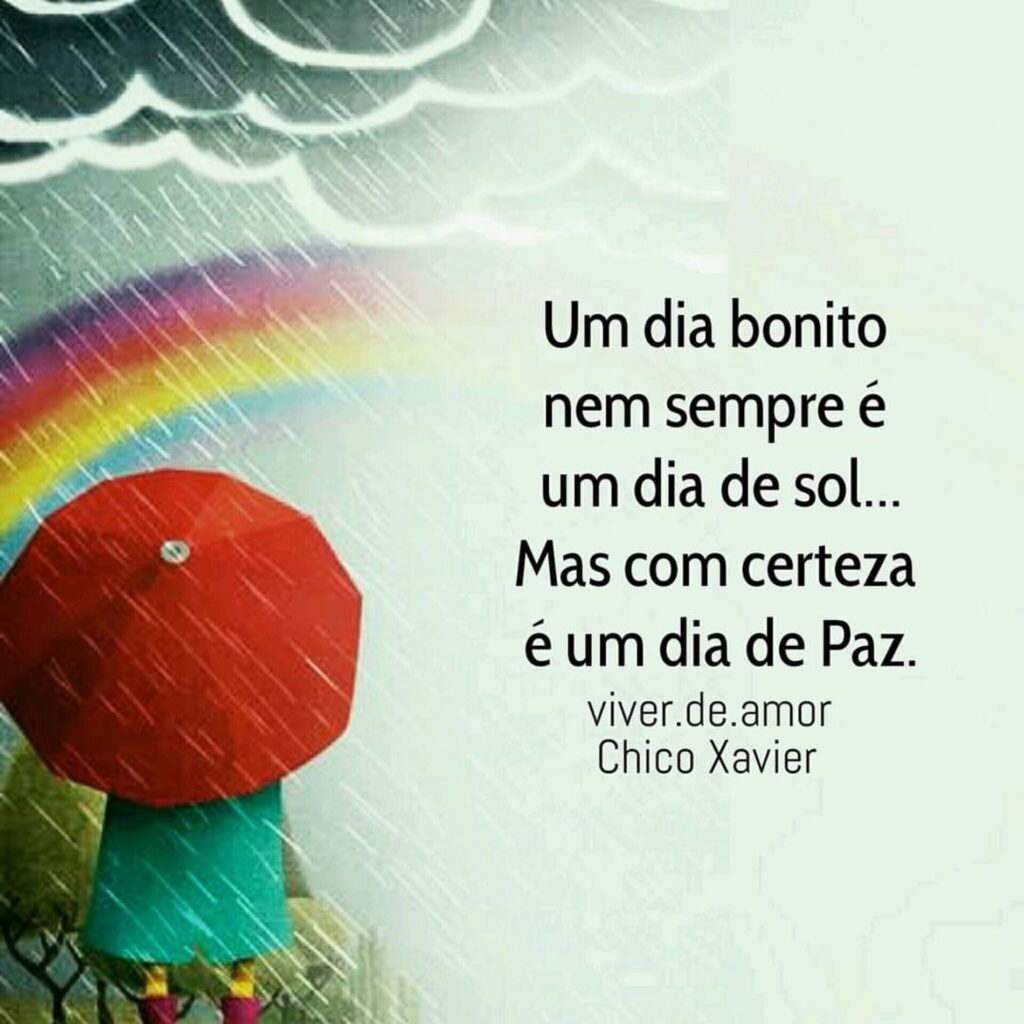 bom dia chuva