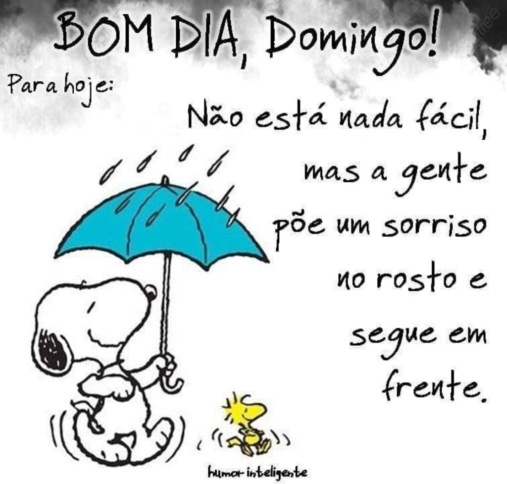 bom dia domingo chuva