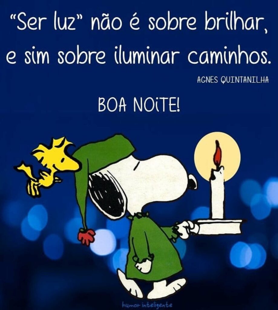 ótima noite Snoopy